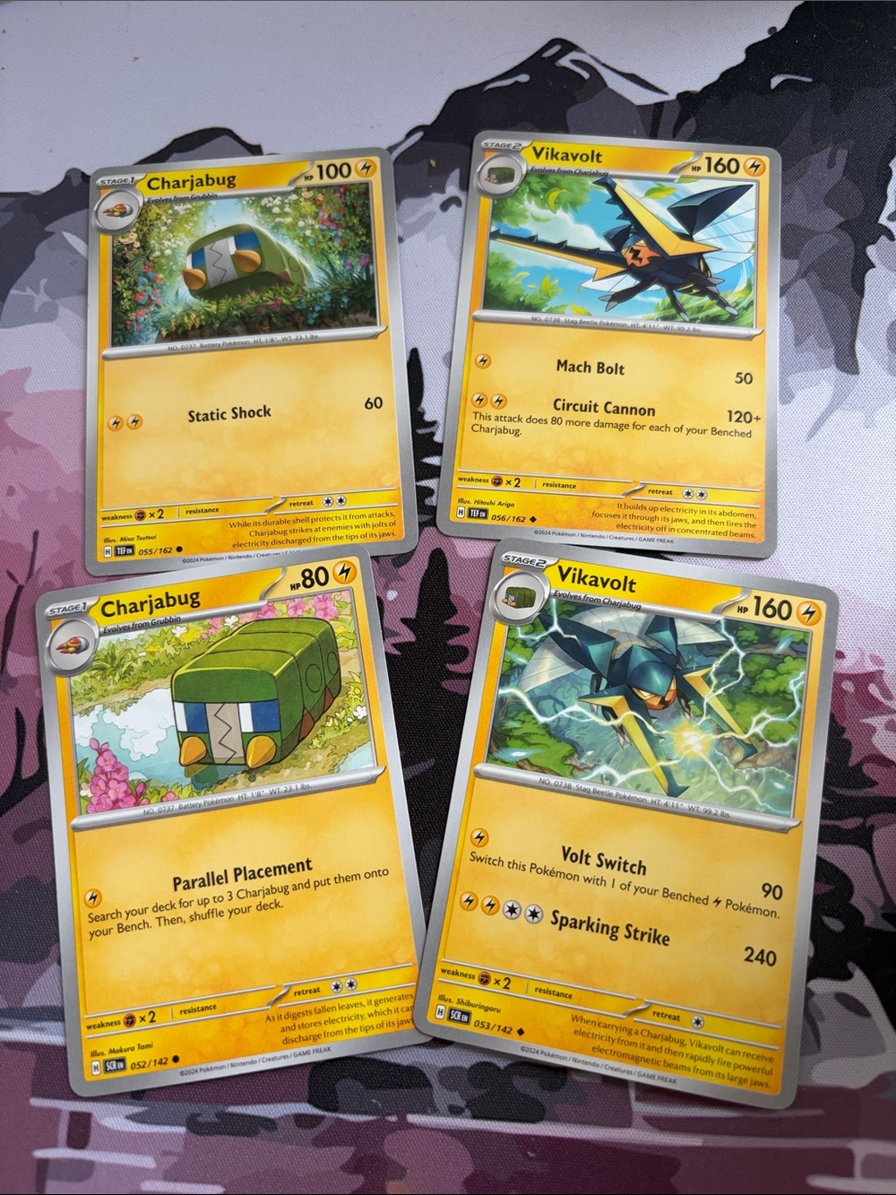Charjabug & Vikavolt Evolution Lot | Stellar Crown + Temporal Forces | ✨5/$25